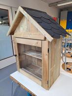Minibieb/Boekenkastje met bitumen dak!, Huis en Inrichting, Kasten | Boekenkasten, Ophalen of Verzenden, 25 tot 50 cm, 50 tot 100 cm