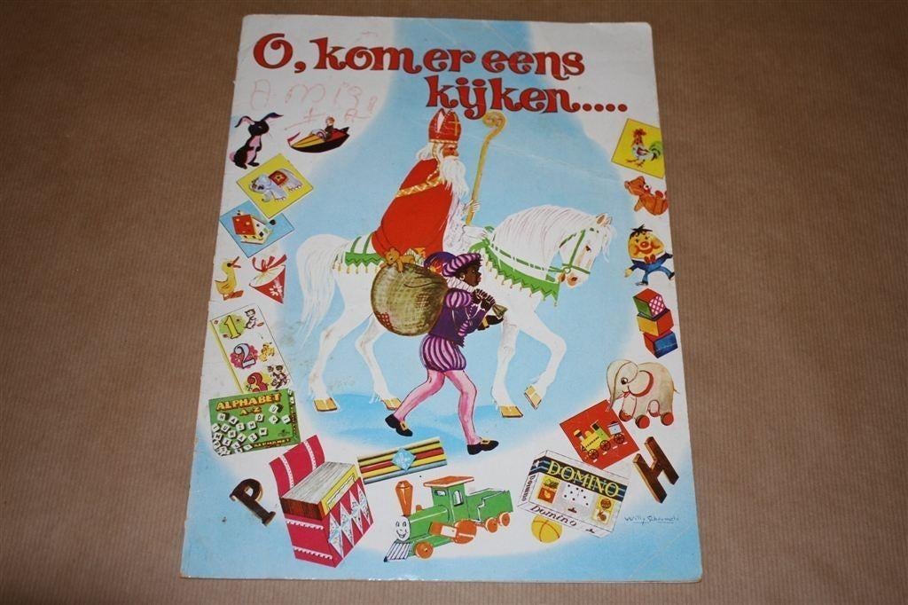 Oud Sinterklaas prentenboek. O, kom er eens kijken....., Boeken, Ophalen of Verzenden, Gelezen