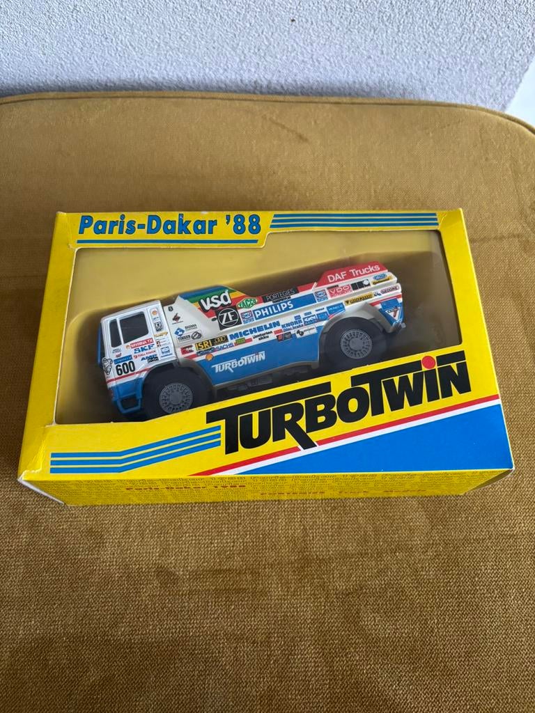 Parijs Dakar 1988 Jan de Rooy, Hobby en Vrije tijd, Modelauto's | 1:87, Ophalen of Verzenden, Zo goed als nieuw, Bus of Vrachtwagen