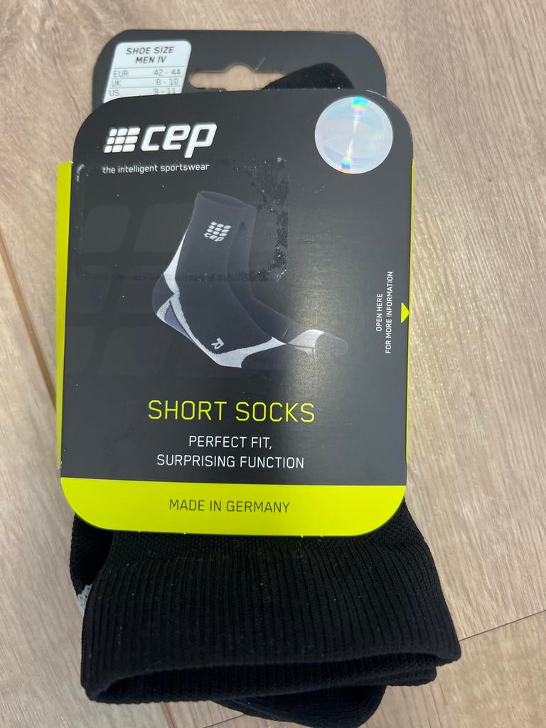 CEP Short Socks Heren Zwart Maat 42-44 Nieuw, Ophalen of Verzenden, Nieuw, Maat 43 t/m 46, Zwart