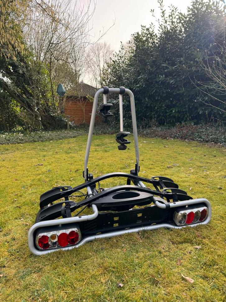 Thule Euroclick Fietsendrager, Auto diversen, Fietsendragers, Gebruikt, Trekhaakdrager, 2 fietsen, Elektrische fiets, Ophalen