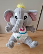 Olifant knuffel intertoys plush pluche baby, Ophalen of Verzenden, Zo goed als nieuw, Olifant