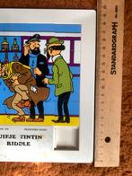 Vintage Kuifje Schuifpuzzel - Kapitein Haddock & Jansen, Ophalen of Verzenden, Kuifje, Gebruikt