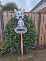 Geboortebord / tuinbord geboorte, Ophalen