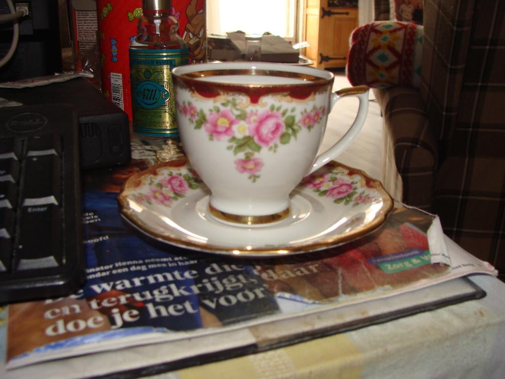Te koop Winterling rostom bavaria germanie kop en schotel, Ophalen of Verzenden, Nieuw, Porselein, Kop en/of schotel
