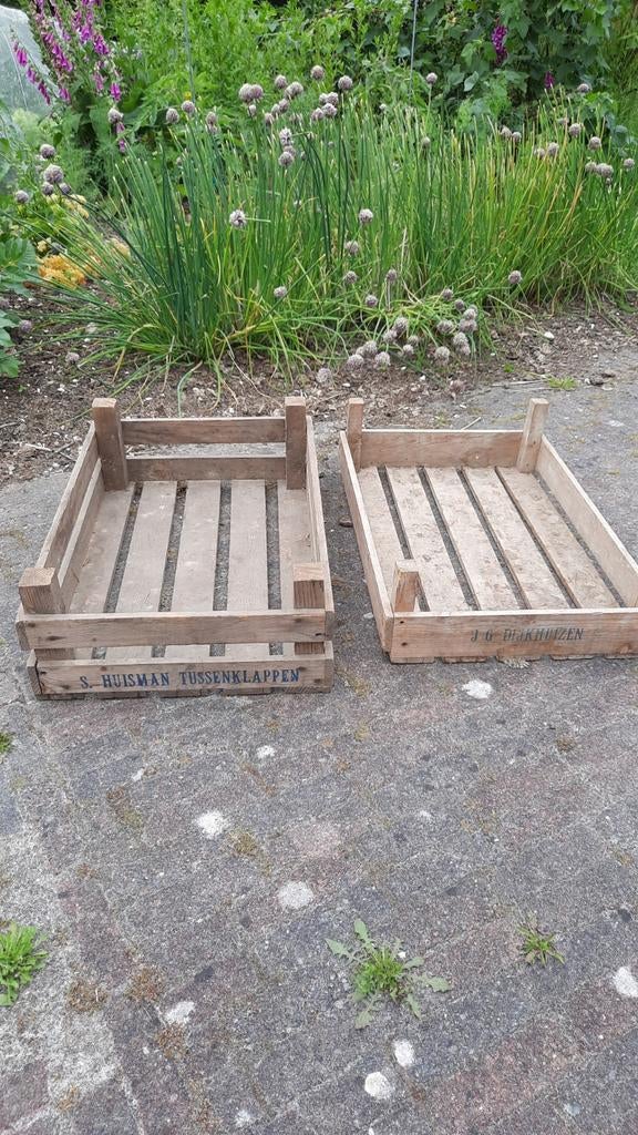 Aardappelkistjes 26 stuks hout kistje fruitkistjes moestuin, Ophalen, Gebruikt, Kweekbak