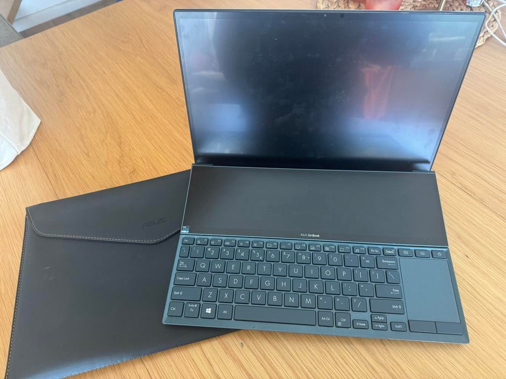Asus ZenBook Pro 14 Duo Oled Touch Laptop, Computers en Software, Windows Laptops, Gebruikt, 14 inch, Qwerty, Met touchscreen