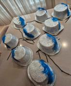 Hoedjes 9x zilver team dansteam groep  verkleden carnaval, Ophalen of Verzenden