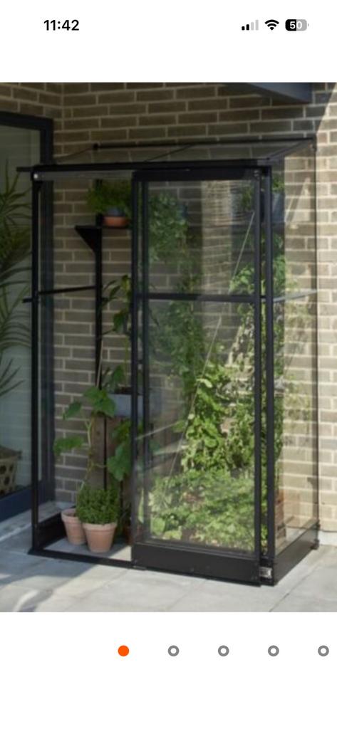 Muurkas Qube LT24, Tuin en Terras, Kassen, Ophalen, Zo goed als nieuw