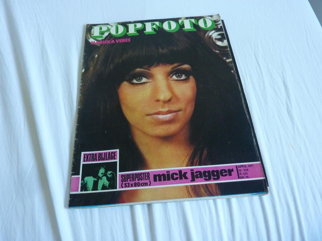 POPFOTO 1971-M JAGGER-M VERES-EARRING-ELTON JOHN-MELANIE, Verzamelen, Verzenden, 1960 tot 1980, Tijdschrift