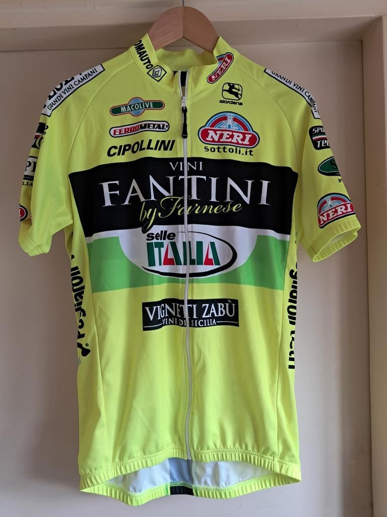Originele Fantini Italia wielrennen shirt maat XL, Ophalen of Verzenden, Zo goed als nieuw, Buitenlandse clubs, Shirt
