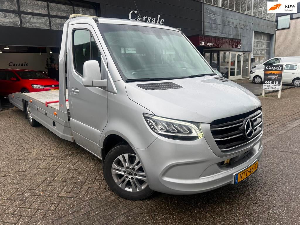 Mercedes-Benz Sprinter 319 3.0 CDI L3 EURO VI-D Oprijwagen, Auto's, Bestelauto's, Bedrijf, Te koop, ABS, Airconditioning, Boordcomputer