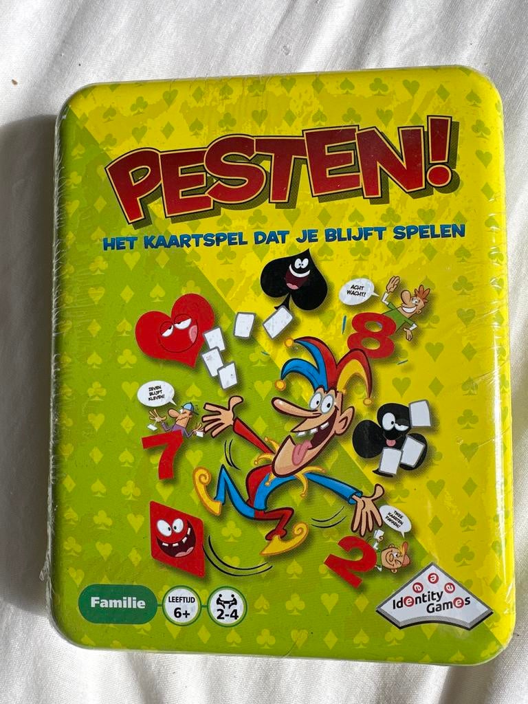 Pesten! Kaartspel - Nieuw in originele verpakking, Hobby en Vrije tijd, Gezelschapsspellen | Kaartspellen, Nieuw, Drie of vier spelers