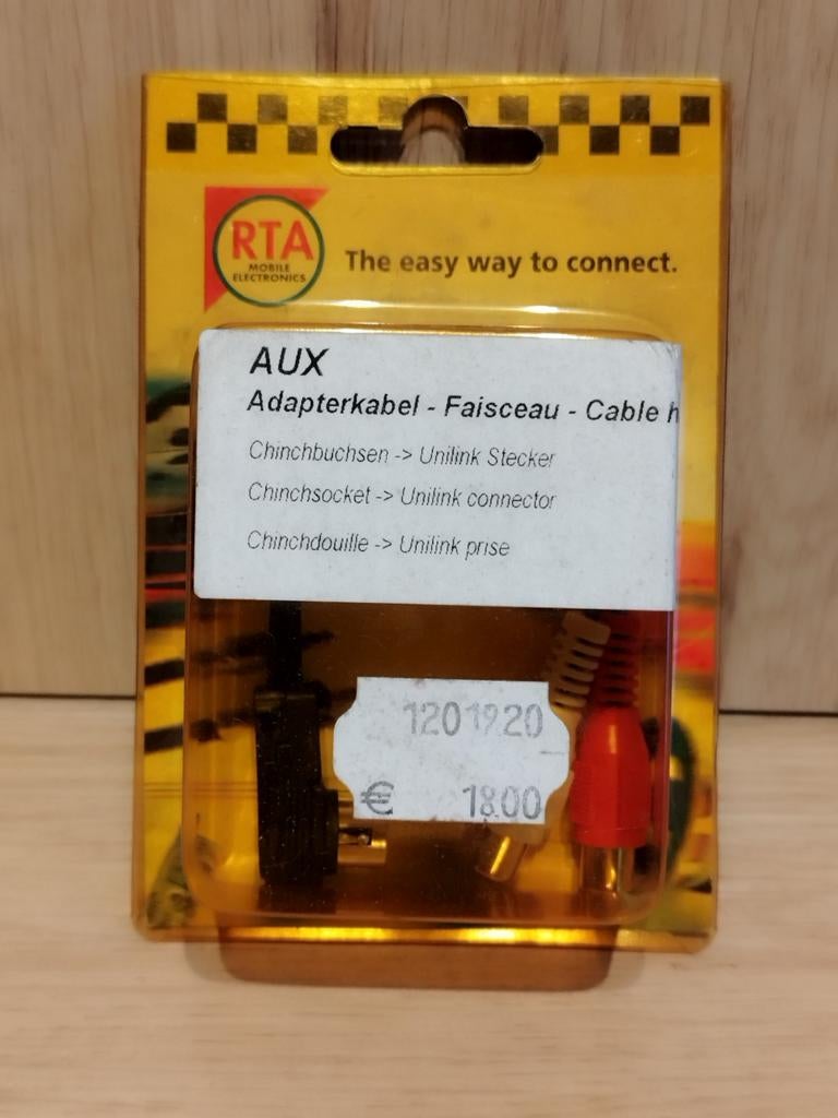 AUX Adapterkabel - Nieuw in verpakking, Ophalen of Verzenden, Nieuw, Minder dan 2 meter, Interlink-kabel