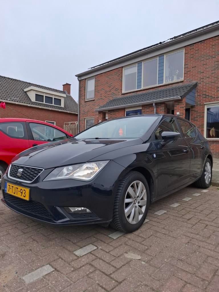 Seat Leon 1.2 TSI 63KW/85PK 2014 Zwart, Auto's, Seat, Stof, Zwart, 4 cilinders, Leon