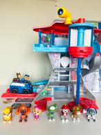 PAW Patrol Lookout Tower uitkijktoren toren + 8 action pups, Ophalen of Verzenden, Zo goed als nieuw