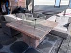 Tuintafel met gashaard, Ophalen, Eettafel, Tuinset, Hout