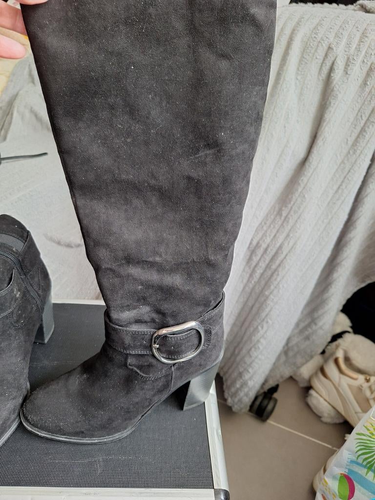 Hoge laarzen met rits maat 36, Hoge laarzen, Primark, Zwart, Onbekend