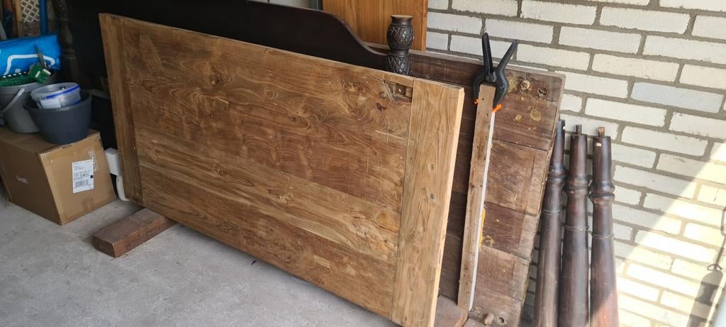 Tafelblad eikenhout 170x88x3, Ophalen, Rechthoekig, Eikenhout, 50 tot 100 cm