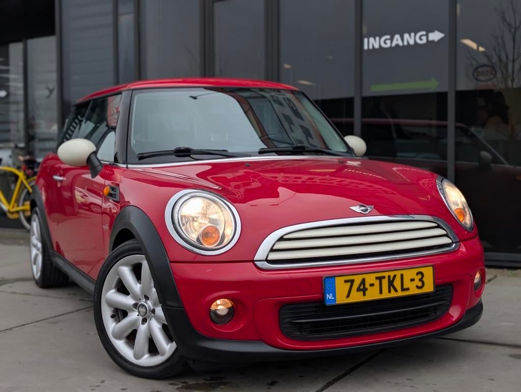 Mini Mini 1.6 One MINIMALIST Business Line Airco - Nieuwe Ap, Auto's, Mini, Voorwielaandrijving, Euro 5, Stof, Zwart