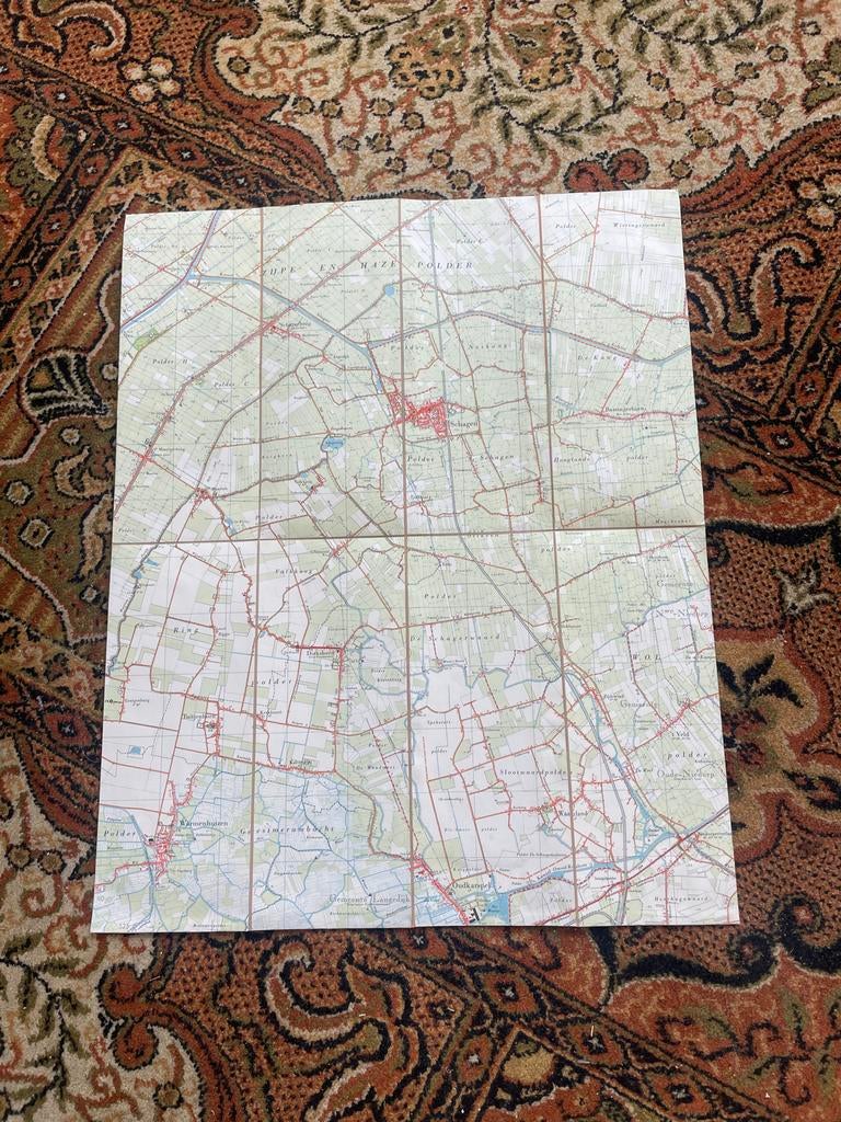 Gedetailleerde Landkaart Schagen No. 14 D - Topografisch, Boeken, Gelezen, Ophalen of Verzenden, Landkaart, 1800 tot 2000