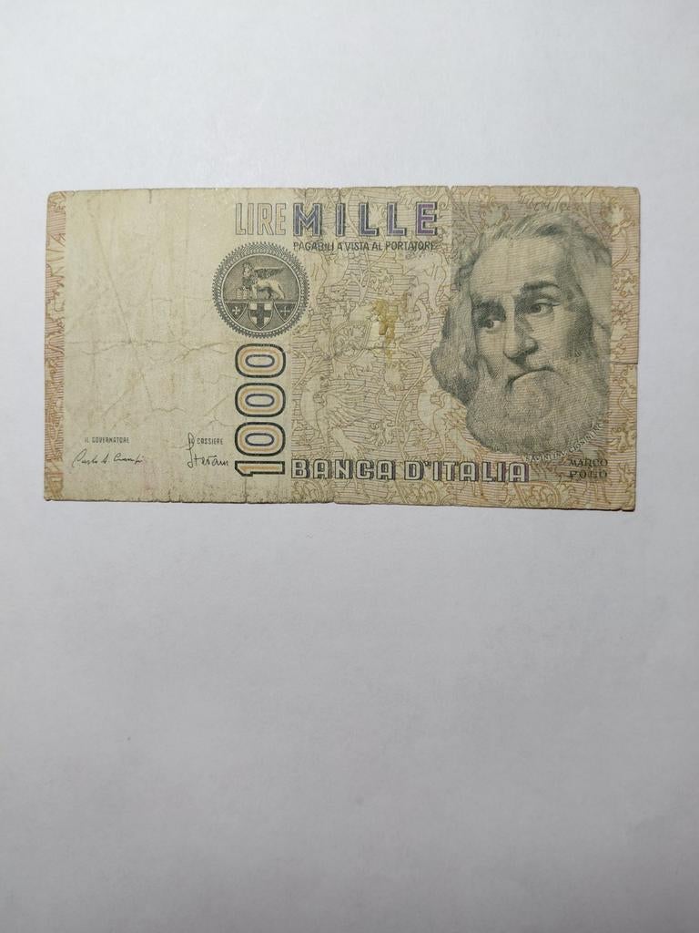 Italië 1000 lire 1982, Ophalen of Verzenden, Italië