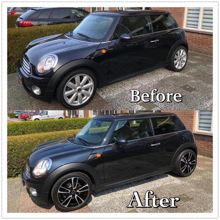 Mini cooper velgen zo goed als nieuw, A merk banden!!, Auto-onderdelen, Banden en Velgen, Banden en Velgen, Zomerbanden, 17 inch