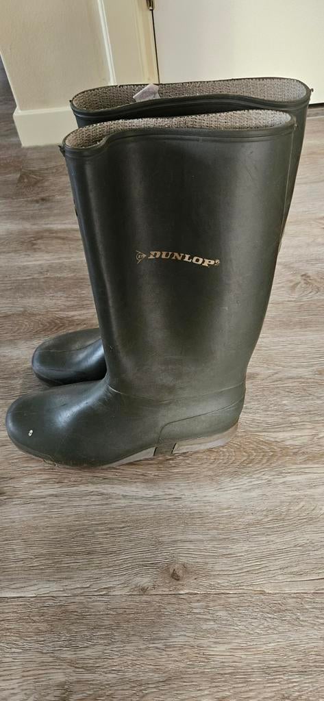 Dunlop regenlaarzen donkergroen maat 40, Ophalen of Verzenden, Laarzen