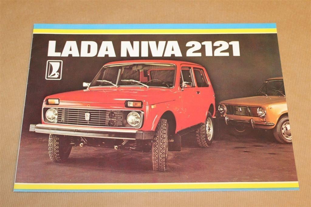 Zeldzame brochure - Lada Niva 2121 - Ca 1977, Ophalen of Verzenden, Zo goed als nieuw, Overige merken
