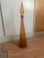 Vintage Amber Glazen Fles met Puntige Stop - 60 cm, Ophalen