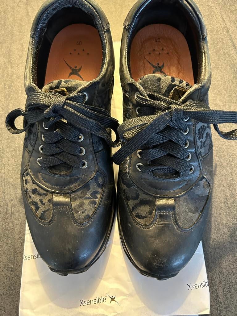 Xsensible stretchwalker maat 40H, Ophalen, Zwart, Wandelschoenen, Gedragen