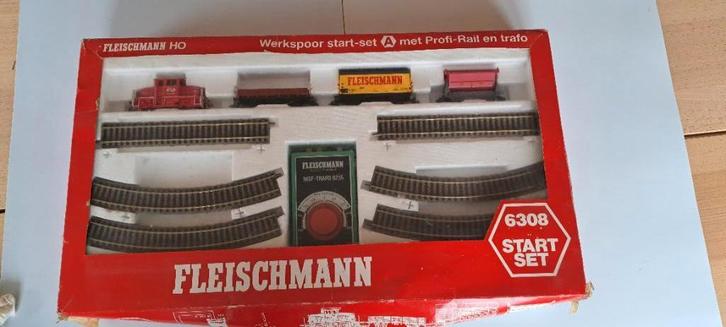 Fleischmann H0 startset 6308, Hobby en Vrije tijd, Modeltreinen | H0, Zo goed als nieuw, Treinset, Gelijkstroom, Fleischmann, Analoog