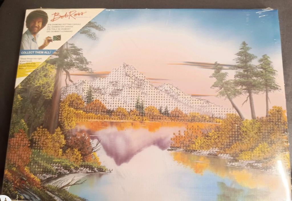 Nieuwe Bob Ross diamond painting uit de officiële collectie., Ophalen of Verzenden, Nieuw