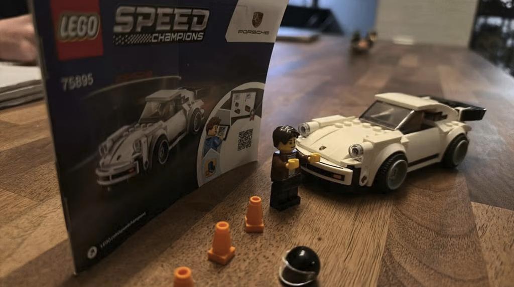 Lego 75895 speedchampions Porsche 911 turbo compleet, Kinderen en Baby's, Speelgoed | Duplo en Lego, Lego, Zo goed als nieuw, Losse stenen