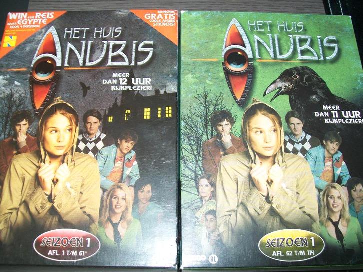 Huis Anubis seizoen 1 box 1+2 (afl. 1 t/m 114) goede staat, Cd's en Dvd's, Dvd's | Kinderen en Jeugd, Zo goed als nieuw, Film