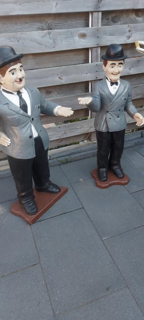 Laurel en hardy beelden, Verzamelen, Beelden en Beeldjes, Ophalen of Verzenden