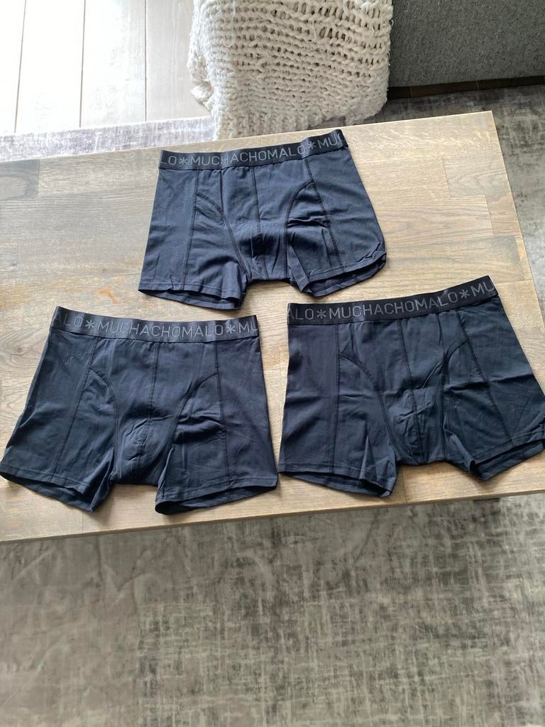 3 Nieuwe Muchachomalo Boxershorts - Zwart - Maat L, Kleding | Heren, Ondergoed, Ophalen of Verzenden, Zwart, Boxer