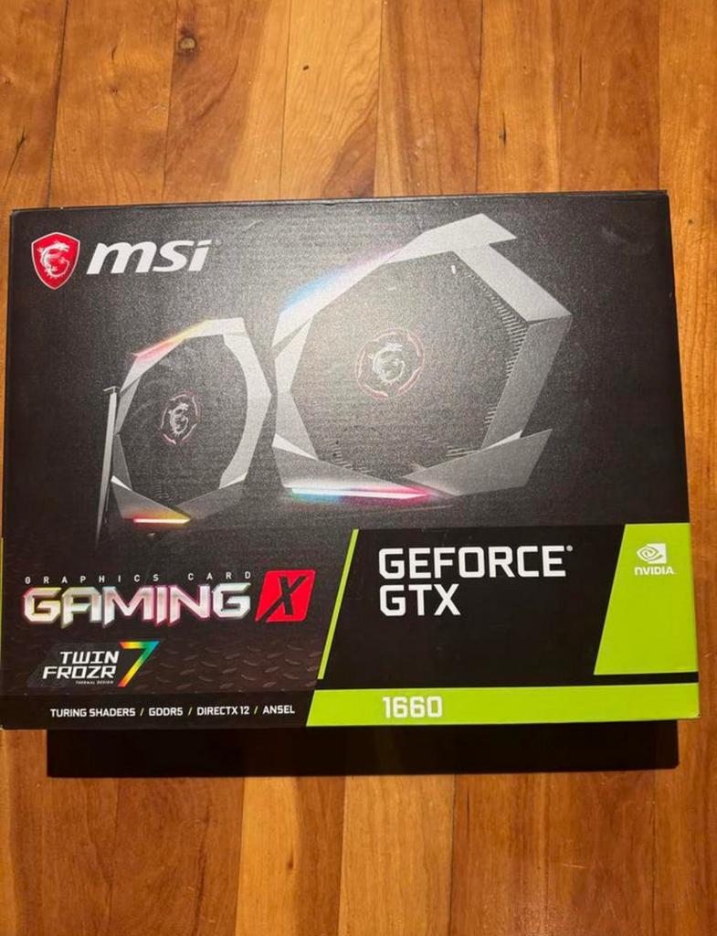 MSI Geforce GTX 1660 super krachtige grafische kaart, Computers en Software, Videokaarten, Ophalen of Verzenden, Zo goed als nieuw