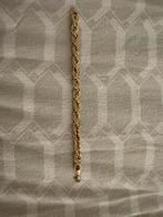 14 karaats rope armband 9 gram 21 cm, Ophalen, Zo goed als nieuw, Goud