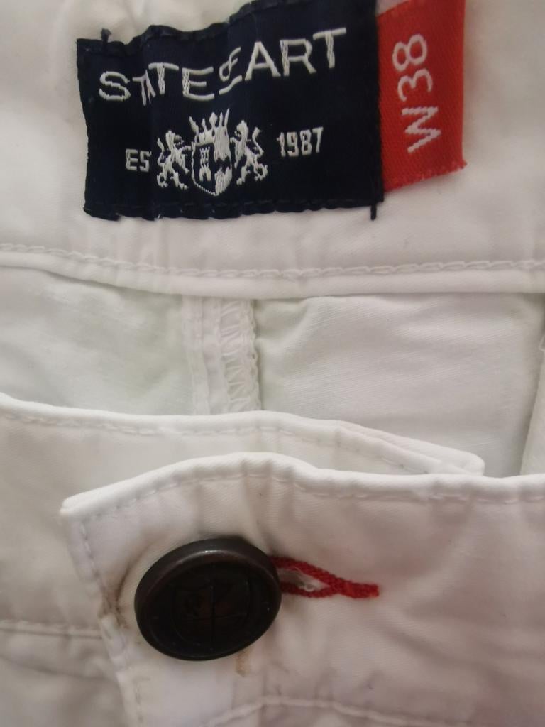 STATE OF ART short W38, State of Art, Verzenden, Wit, Maat 56/58 (XL)