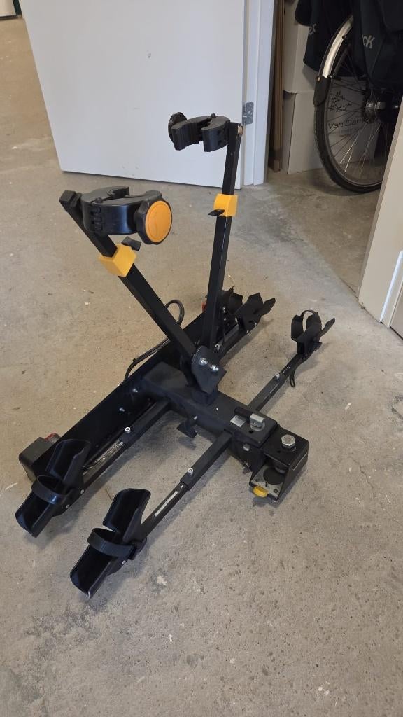 Fietsendrager Spinder - HAWK, Ophalen, Gebruikt, 2 fietsen, Trekhaakdrager