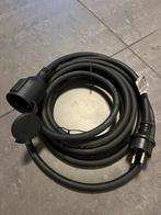 Black extension cable 5m, Ophalen of Verzenden, Nieuw, Kabel of Snoer