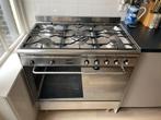 SMEG 5 pits met oven 90 cm breed, Ophalen, 60 cm of meer, Zo goed als nieuw, Gas