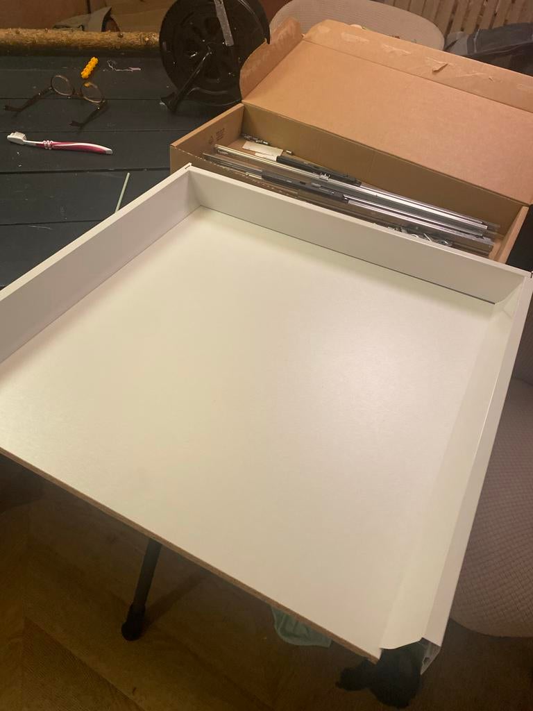 Nieuwe IKEA lade, 60cm breed - verkeerd gekocht, Ophalen, Wit, Nieuw, 50 tot 100 cm