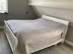 Wit tweepersoonsbed, Ophalen, Gebruikt, Wit, Tweepersoons