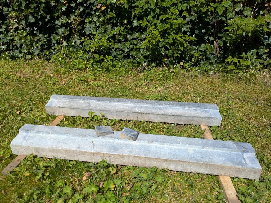Dorpels natuursteen 98,5cm, Doe-het-zelf en Verbouw, Plinten en Afwerking, Ophalen, Gebruikt, Hardsteen, Overige typen