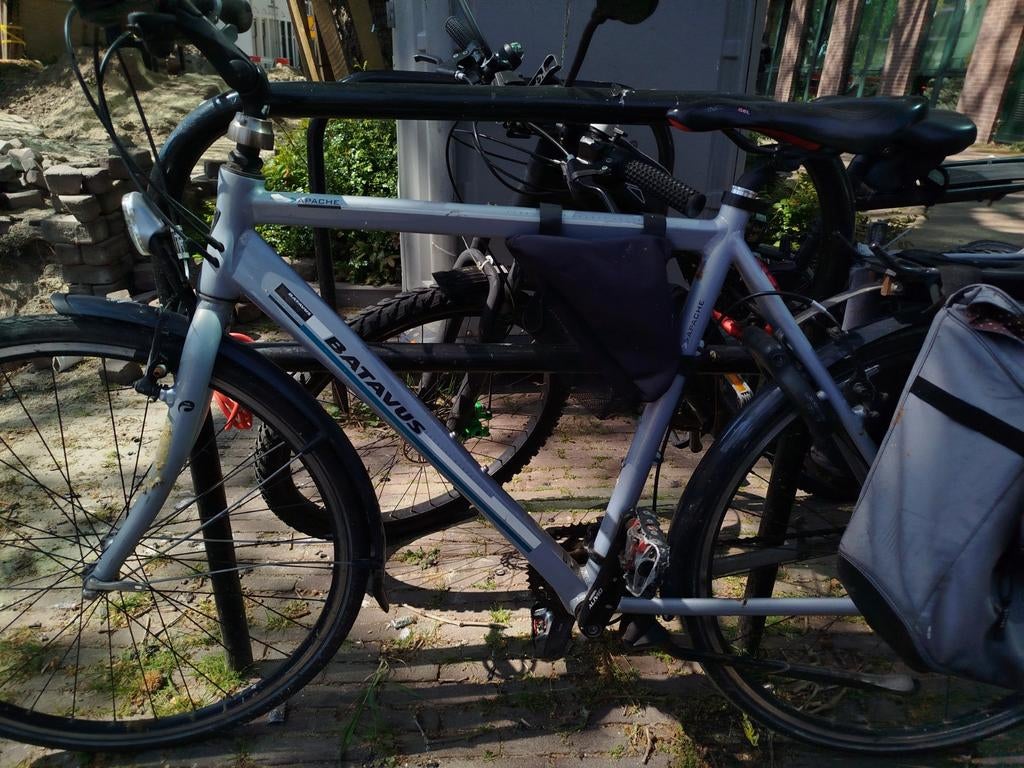 Batavus Apache fietsframe - Zo goed als nieuw, Ophalen, Gebruikt, Velgrem, Versnellingen