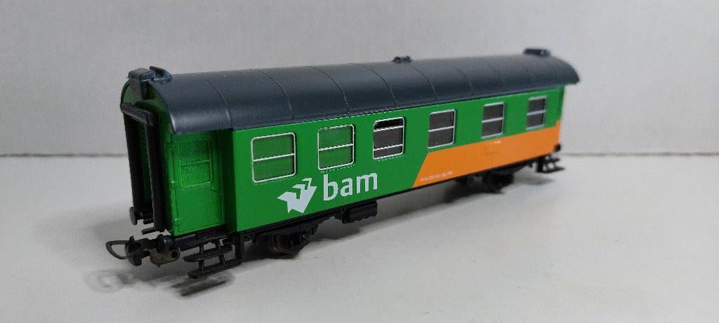 Bam Personeelswagon van Roco *Nieuwstaat* (04), Gelijkstroom, Wagon, Ophalen of Verzenden, Roco