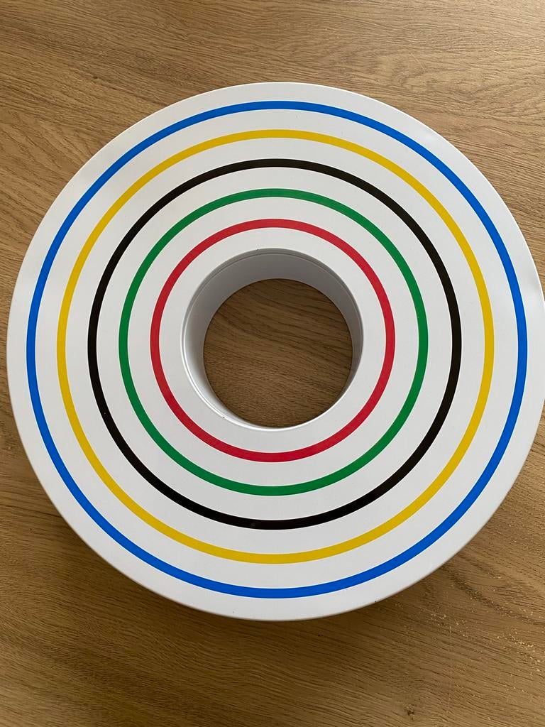 Marcel Wanders koektrommel - Kleurrijk design, Ophalen of Verzenden, Zo goed als nieuw, Voorraadpot, Metaal