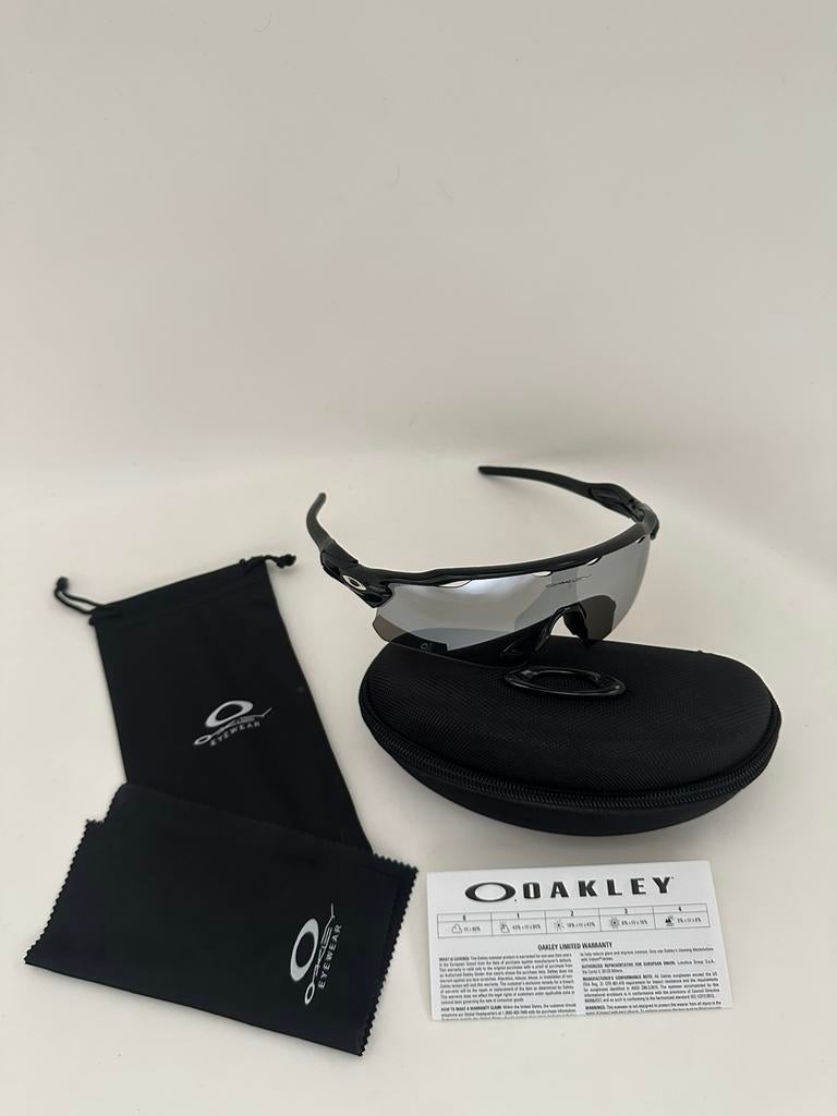 Oakley Radar EV Fiets Bril PRIZM 009208-5238 128, Zonnebril, Zwart, Ophalen of Verzenden, Zo goed als nieuw